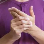 Man with hand pain