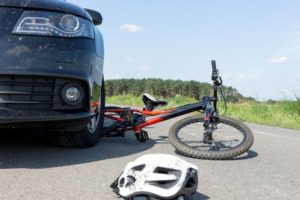 Cyclist injured from an accident in New Jersey.