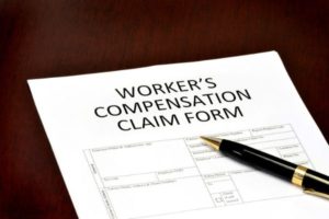 Worker's compensation claim form and will be used by a lawyer in Atlantic City.
